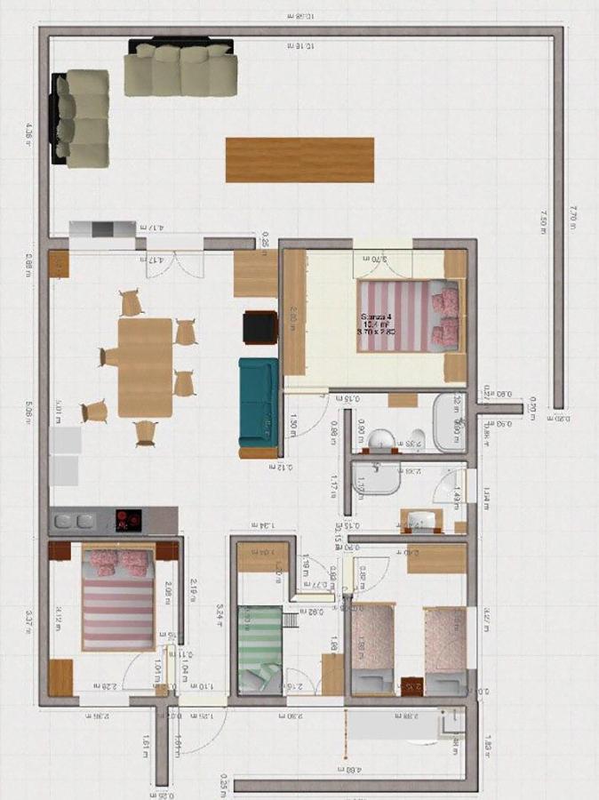 La Terrazza Di Carmen E Fausto Apartment Четраро Екстериор снимка
